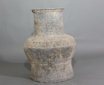 泥质灰陶直径壶