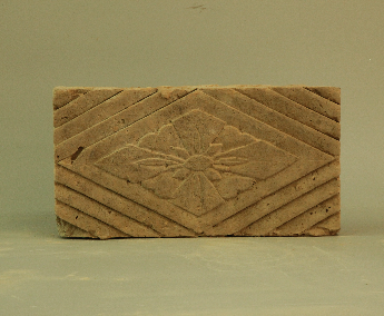 菱形莲花砖	