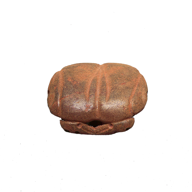 琥珀连体鸳鸯配饰